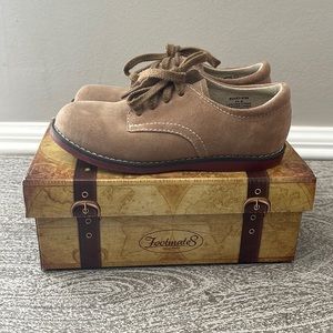 FootMates “BUCKY” Dirty Buck Suede Toddler Boy Dress Shoes